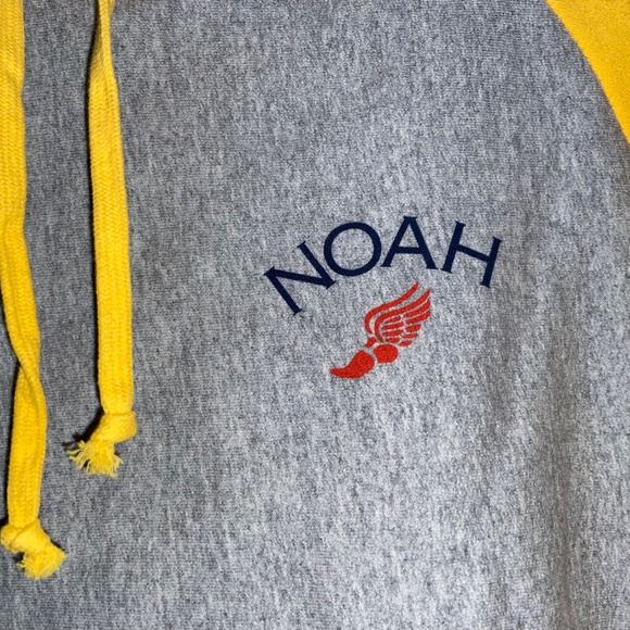 Noah NYC Ny Winged Foot Raglan Hoodie Summer Spring SS20 Supreme New York Stussy - Picture 2 of 6